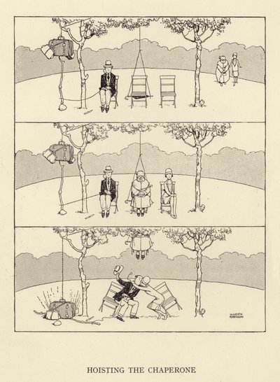 Sollevando la chaperon da William Heath Robinson