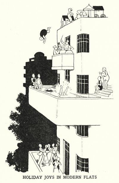 Gioie delle Vacanze in Appartamenti Moderni da William Heath Robinson