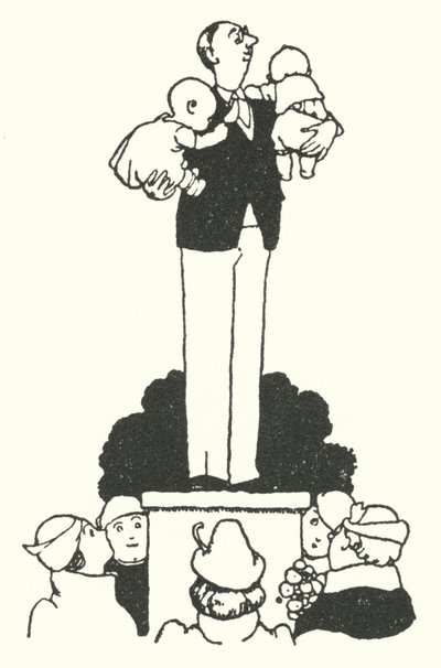 Come essere un marito perfetto (litografia) da William Heath Robinson