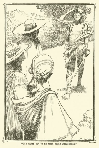 Illustrazione per Don Chisciotte da William Heath Robinson