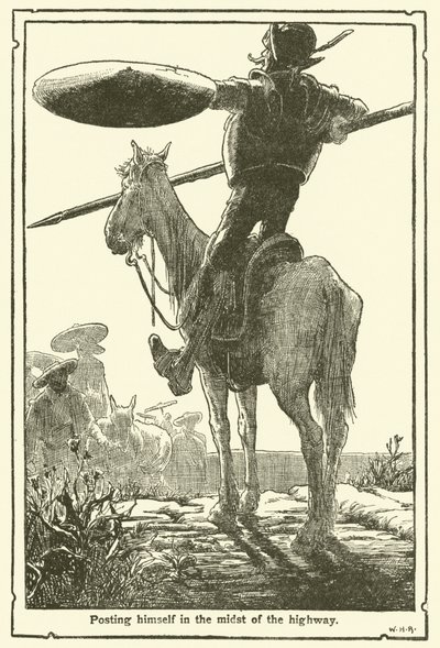Illustrazione per Don Chisciotte da William Heath Robinson