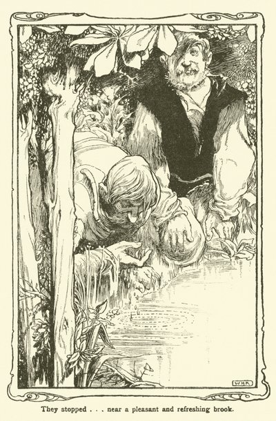 Illustrazione per Don Chisciotte da William Heath Robinson