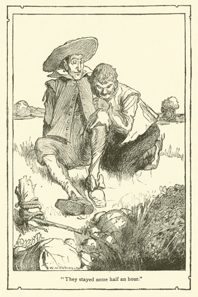 Illustrazione per Don Chisciotte da William Heath Robinson