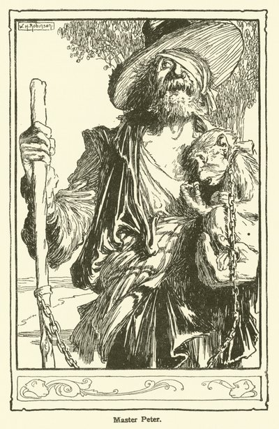 Illustrazione per Don Chisciotte da William Heath Robinson