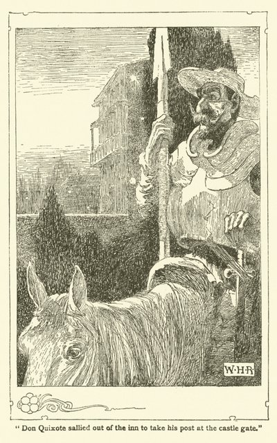 Illustrazione per Don Chisciotte da William Heath Robinson
