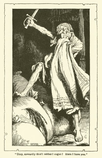 Illustrazione per Don Chisciotte da William Heath Robinson