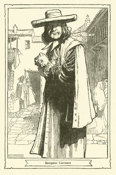 Illustrazione per Don Chisciotte da William Heath Robinson
