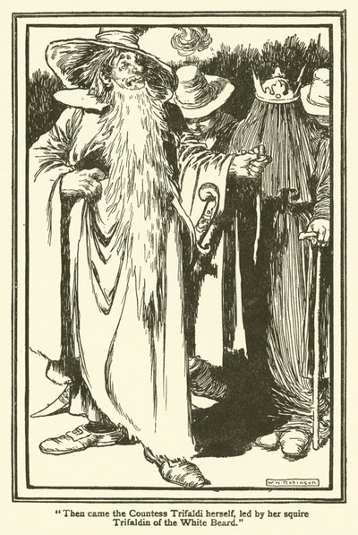 Illustrazione per Don Chisciotte da William Heath Robinson