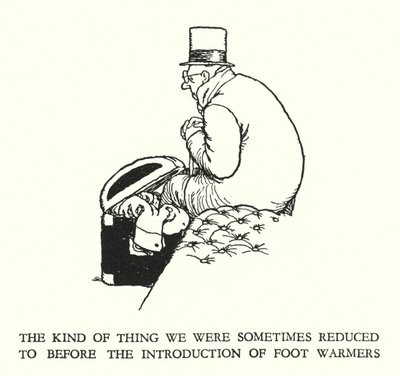 Illustrazione per Railway Ribaldry di W Heath Robinson da William Heath Robinson