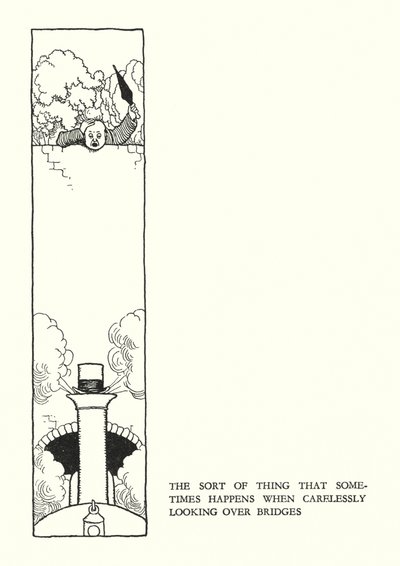 Illustrazione per Railway Ribaldry di W Heath Robinson da William Heath Robinson