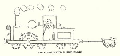 Illustrazione per Railway Ribaldry di W Heath Robinson da William Heath Robinson