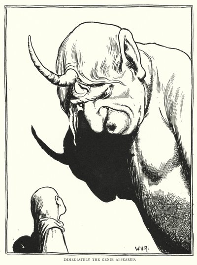 Immediatamente apparve il genio (incisione) da William Heath Robinson
