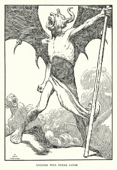 Lucifero si scatenerà da William Heath Robinson