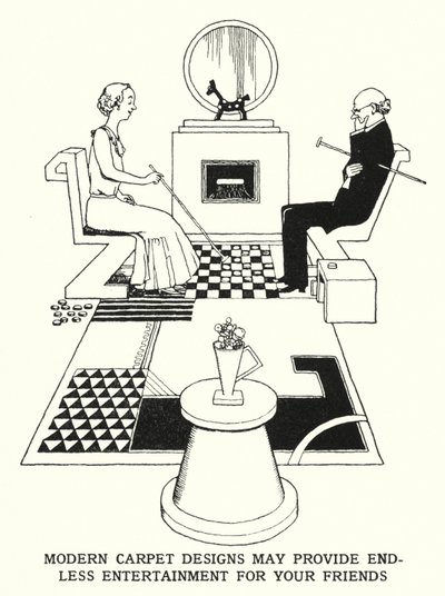 I Disegni Moderni dei Tappeti Possono Fornire un Divertimento Infinito per i Tuoi Amici da William Heath Robinson