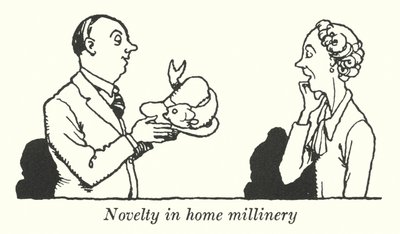 Novità nella modisteria domestica (litografia) da William Heath Robinson