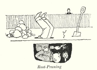 Potatura delle radici da William Heath Robinson