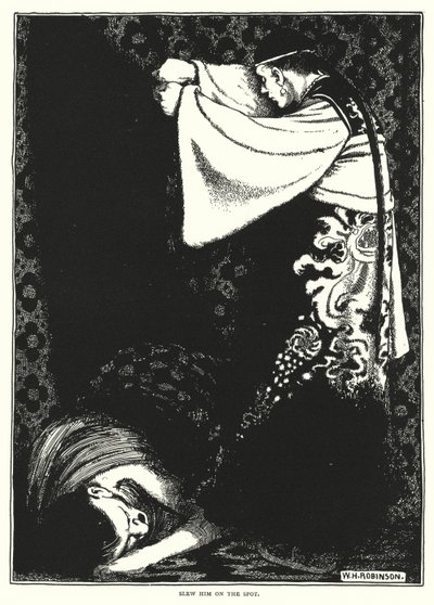 Lo uccise sul posto (incisione) da William Heath Robinson