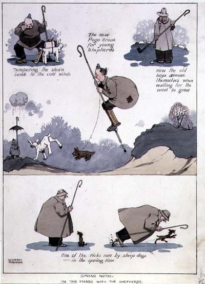 Note di primavera - Nei prati con i pastori da William Heath Robinson