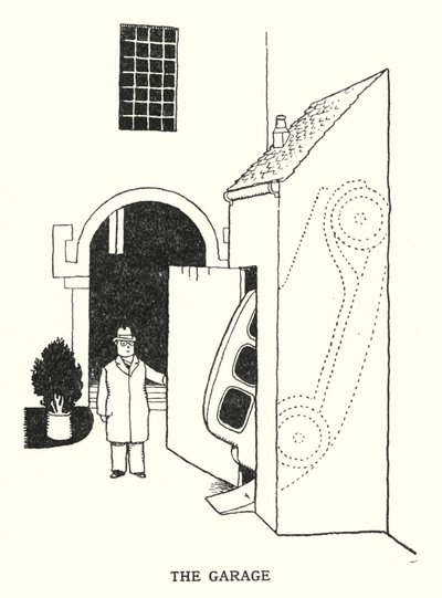 Il Garage da William Heath Robinson
