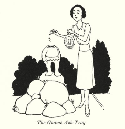 Il Portacenere Gnomo da William Heath Robinson