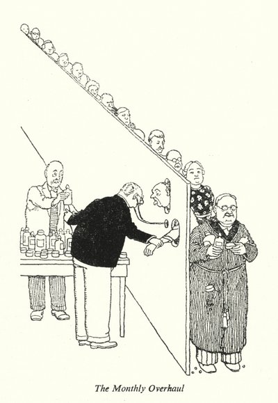 La Revisione Mensile da William Heath Robinson