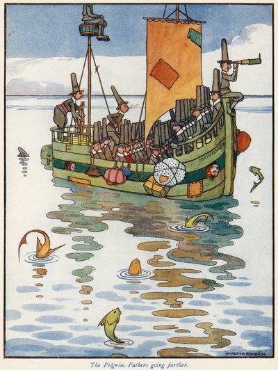 Il Pellegrino Padre Va Oltre da William Heath Robinson