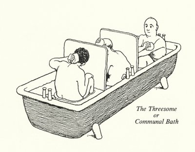 Il trio o bagno comunitario da William Heath Robinson