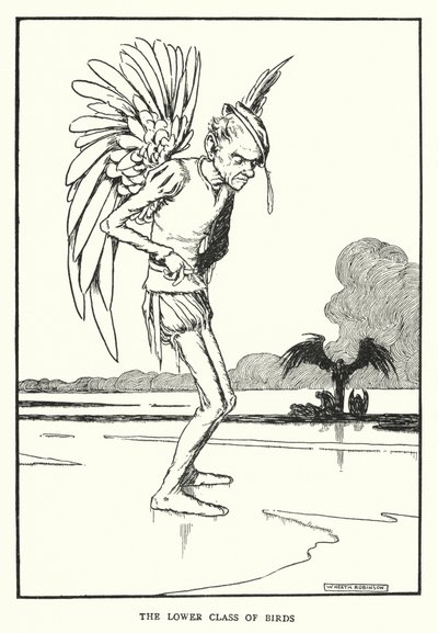 La classe inferiore degli uccelli da William Heath Robinson