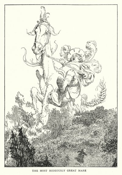La cavalla più orribilmente grande da William Heath Robinson