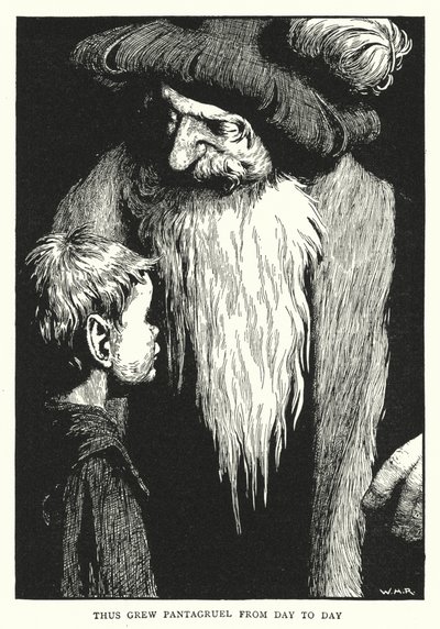 Così cresceva Pantagruel di giorno in giorno da William Heath Robinson