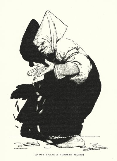 A uno ho dato cento fiorini (litografia) da William Heath Robinson