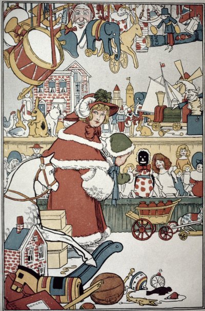 Giocattoli per Natale, c.1900 da William Heath Robinson