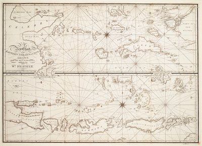 Nuova carta degli Stretti Orientali verso la Cina da William Heather