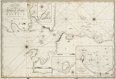 Navigazione attraverso lo Stretto della Sonda fino a Batavia da William Heather
