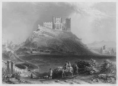 Approccio a Cashel, dal Nord da William Henry (after) Bartlett