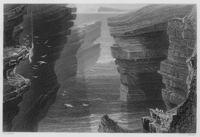Baia di Malbay da William Henry (after) Bartlett