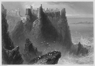 Castello di Dunluce da William Henry (after) Bartlett