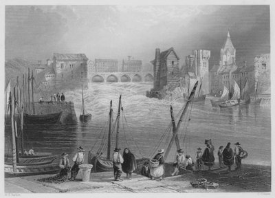 Galway, dal Gladdagh da William Henry (after) Bartlett