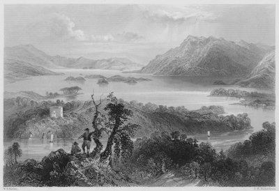 Hazlewood e Lough Gill, Sligo da William Henry (after) Bartlett
