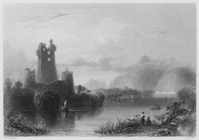 Castello di Ross, Killarney da William Henry (after) Bartlett