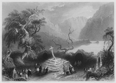 Scena a Gougaune Barra da William Henry (after) Bartlett