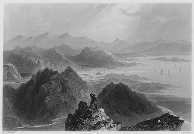 Scena da Sugar Loaf Mountain, Bantry Bay da William Henry (after) Bartlett
