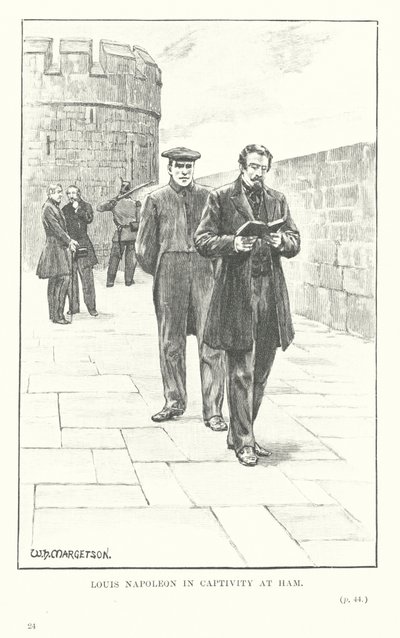 Luigi Napoleone in cattività a Ham da William Henry (after) Margetson