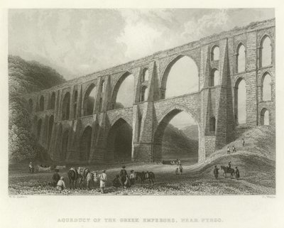 Acquedotto degli Imperatori, vicino a Pyrgo, Turchia da William Henry Bartlett
