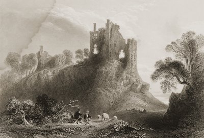 Castello di Carrigogunnell, vicino a Limerick, contea di Limerick, Irlanda, da 