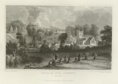 Church End, Dunmow, Essex da William Henry Bartlett