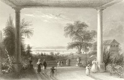 Città e lago di Costanza, dal castello di Wolfsberg da William Henry Bartlett