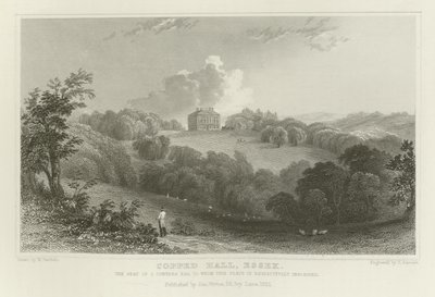 Copped Hall, Essex, la residenza di J Conyers, Esquire da William Henry Bartlett
