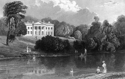 Debden Hall, Essex, 1833 da William Henry Bartlett