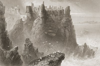Castello di Dunluce, contea di Antrim, Irlanda del Nord, da 